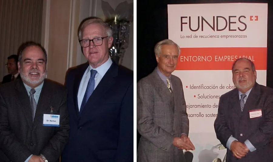 Gilberto Quesada junto a Robert Kaplan y David Norton